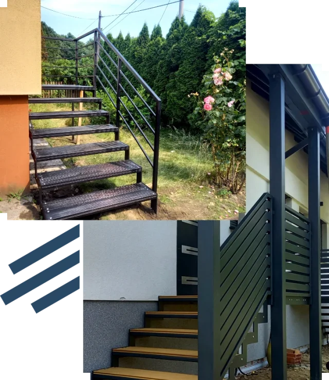 Balustrady zewnętrzne Wadowice